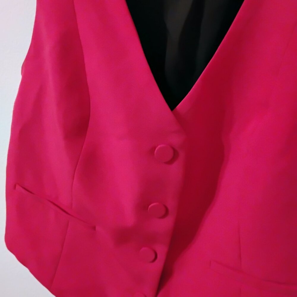 Maison d'Amelie Paris sz Medium pink vest - Picture 2 of 7